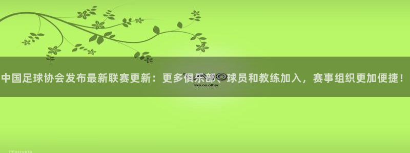 中国足球协会发布最新联赛更新：更多俱乐部、球员和教练加入，赛事组织更加便捷！